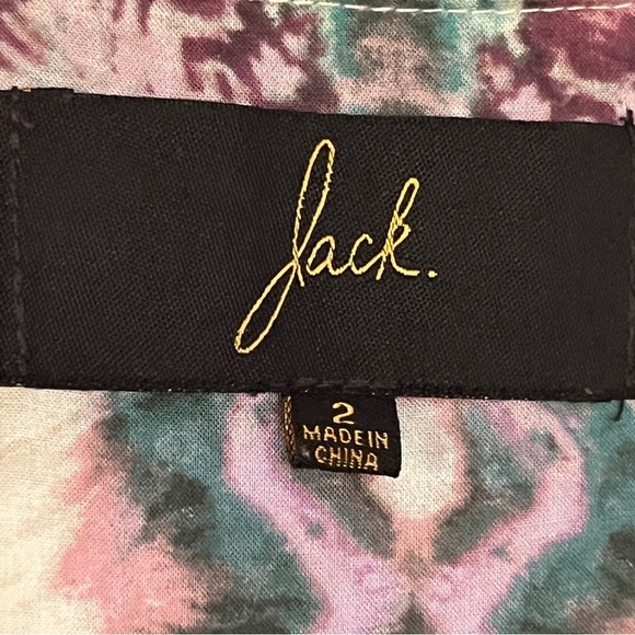 Nordstrom Jack Tie Dye Scoopneck Sleeveless Dress XS Small 2 - Picture 4 of 6